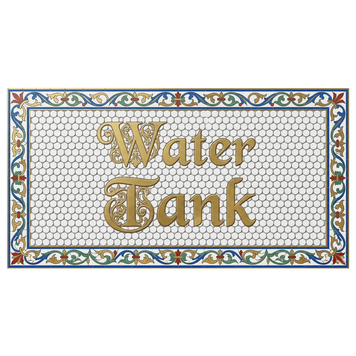 Mosaic tile detail
