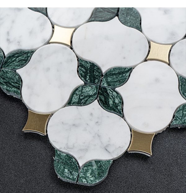 Chinese-style lantern patterned stone mosaic tiles