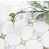 Chinese-style lantern patterned stone mosaic tiles
