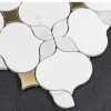 Chinese-style lantern patterned stone mosaic tiles