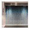 Gradient glass mosaic long strips