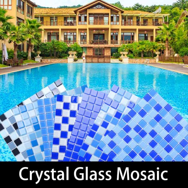 Solid Color Crystal Glass Mosaic