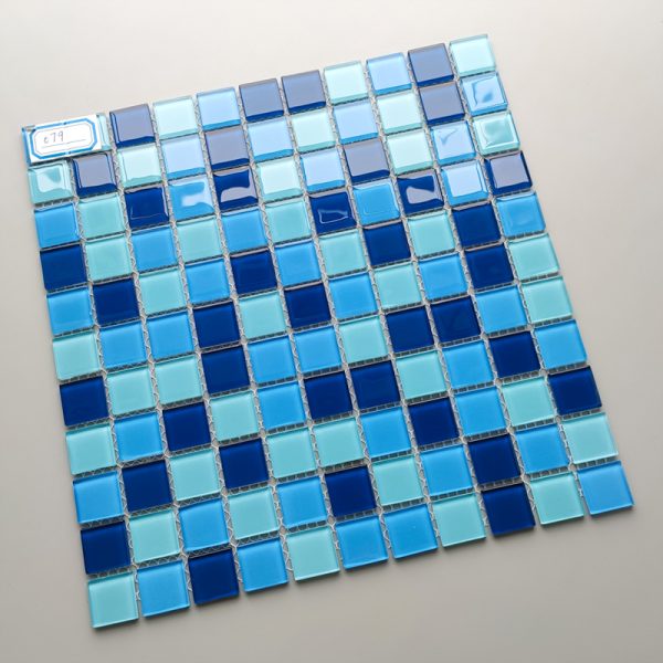 Solid Color Crystal Glass Mosaic