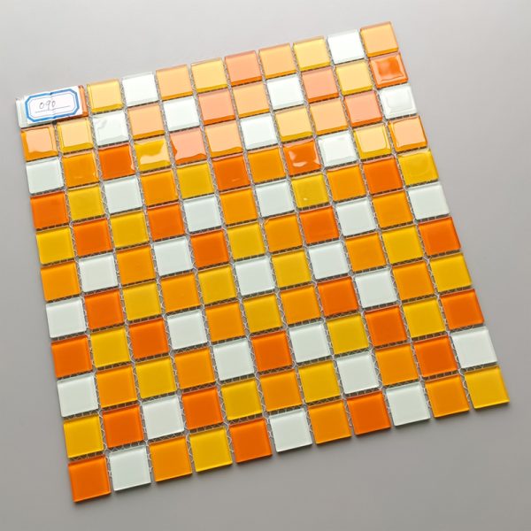 Solid Color Crystal Glass Mosaic