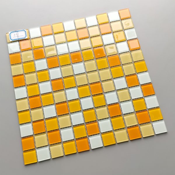 Solid Color Crystal Glass Mosaic