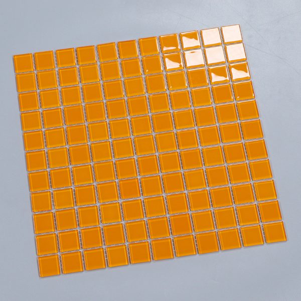 Solid Color Crystal Glass Mosaic