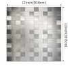 One Metal Mosaic Self Adhesive Tile