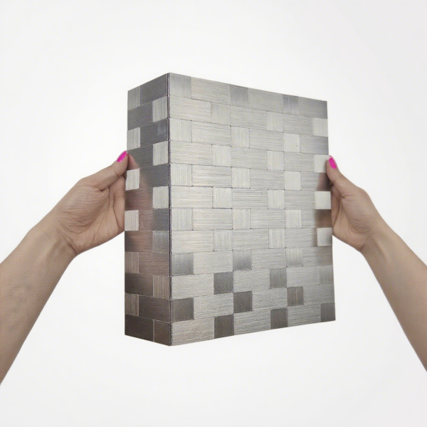 One Metal Mosaic Self Adhesive Tile