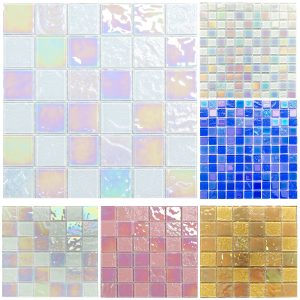 crystal Swimming pool mosaic tiles