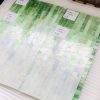 Gradient glass mosaic long strips