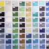 Gradient glass mosaic long strips