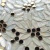 Oval Glass Mosaic Polished Pixel Tiles
