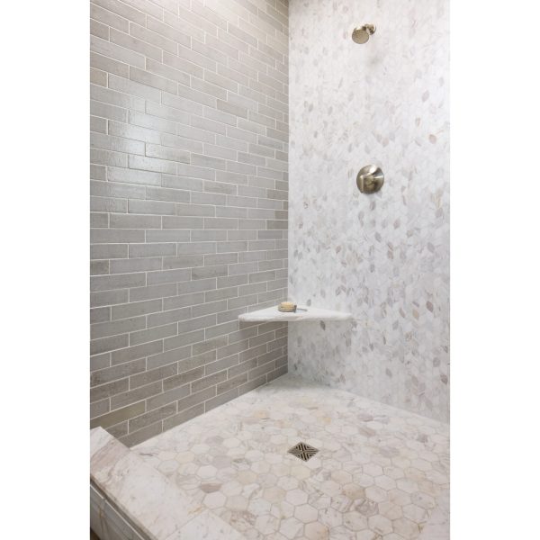 Alison Victoria Elia Honed Marble Mosiac Wall and Floor Tile (5) Alison Victoria Elia Honed Marble Mosiac Wall and Floor Tile