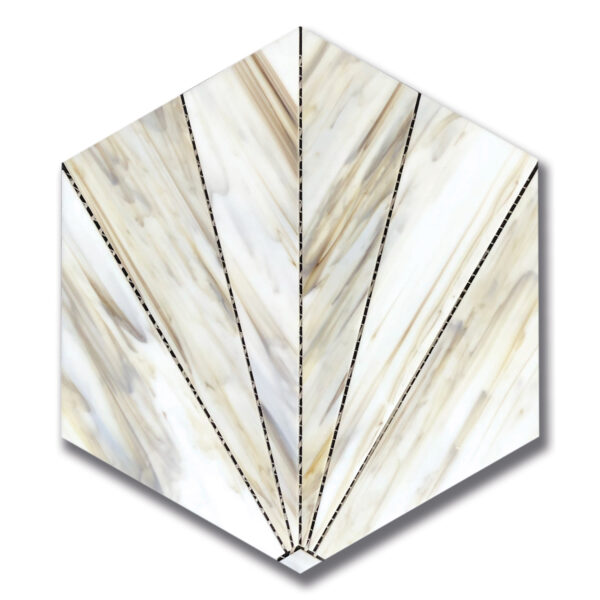 Brilliant Light Glass Mosaic Tile