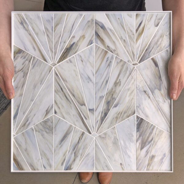 Brilliant Light Glass Mosaic Tile