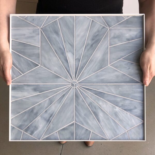 Brilliant Light Glass Mosaic Tile