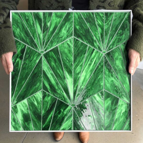 Brilliant Light Glass Mosaic Tile