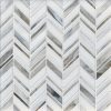 Alato Beachwalk Chevron Glass Mosaic Wall Tile