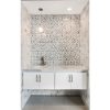 Alato Beachwalk Chevron Glass Mosaic Wall Tile