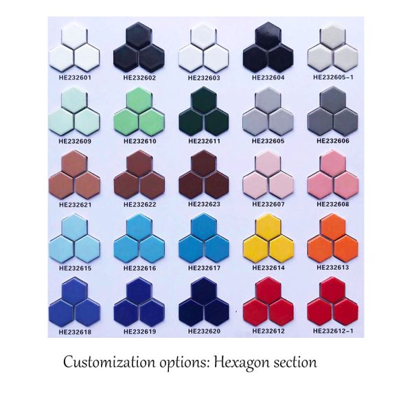 Custom Ceramic Mosaic - Water Jet Cut Copper Characters