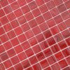 Red Square Glass Mosaic Bathroom Wall Tile