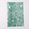 Green &Gold Glass Mosaic Bathroom Tile