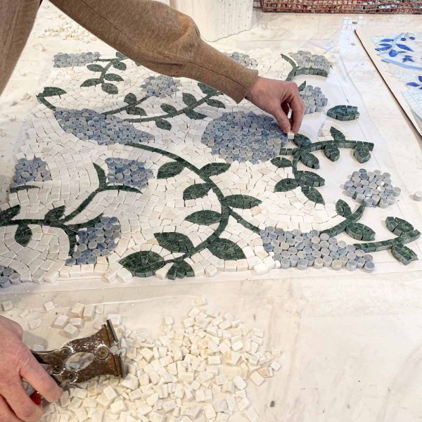 Handcrafted vintage mosaic patterns