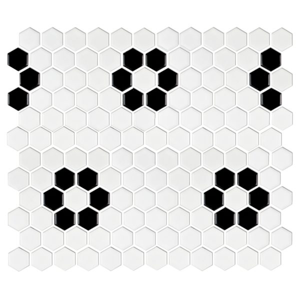 Hex Matte Mosaic Wall Floor Tile