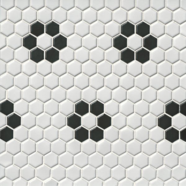Hex Matte Mosaic Wall Floor Tile