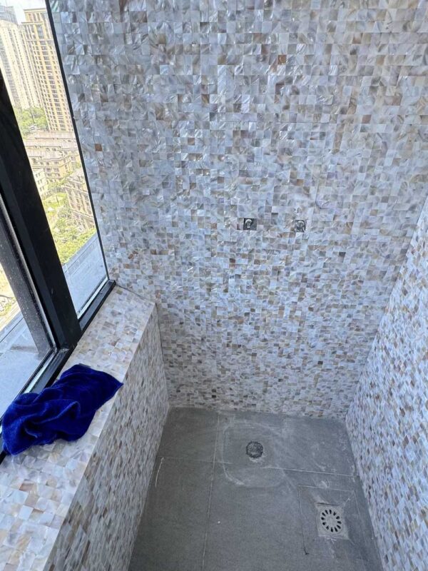 Shell Mosaic-Seamless Oil Flower Shell