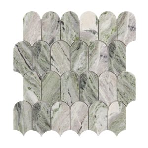Envy Green Long Fish Scale Marble