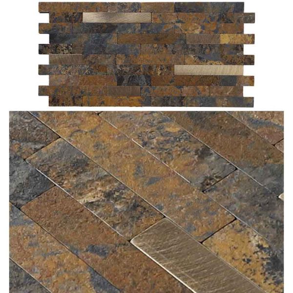 PVC Metal Mosaic Self - Adhesive