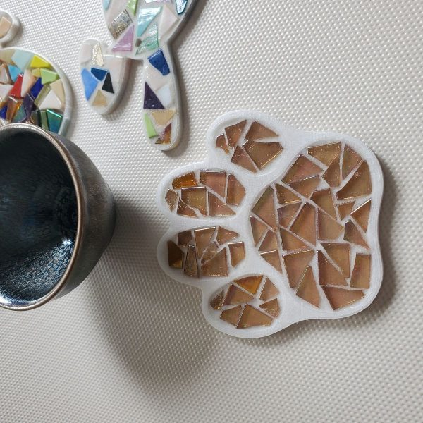 Paw Shaped DIY Mosaic KIT easy fot kids