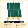 Colored feathers PVC Metal Mosaic Self - Adhesive