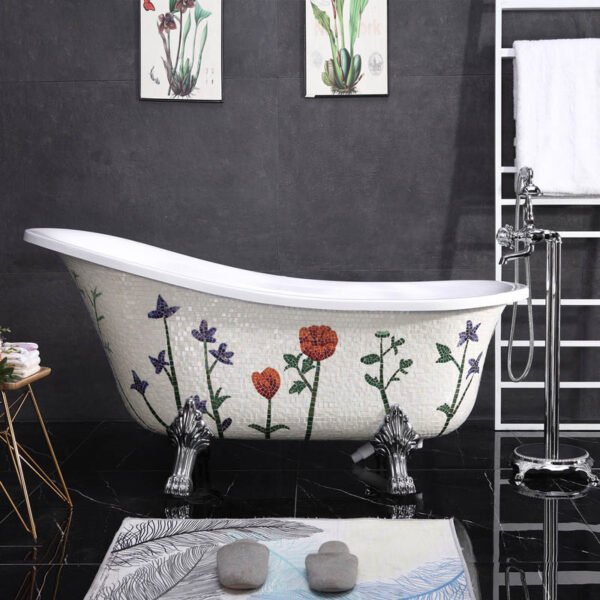Handmade Art Mosaic Bathtub