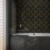 Metal and Natural Marble Pixel Mosaic Tiles