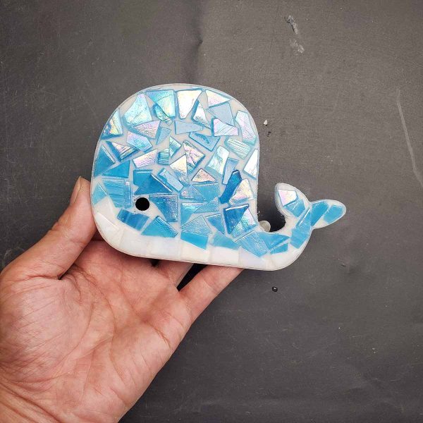 blue whale - Shaped DIY Mosaic KIT
