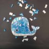 blue whale - Shaped DIY Mosaic KIT