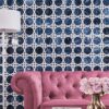 Artistic Geometric Glass Mosaic Tile