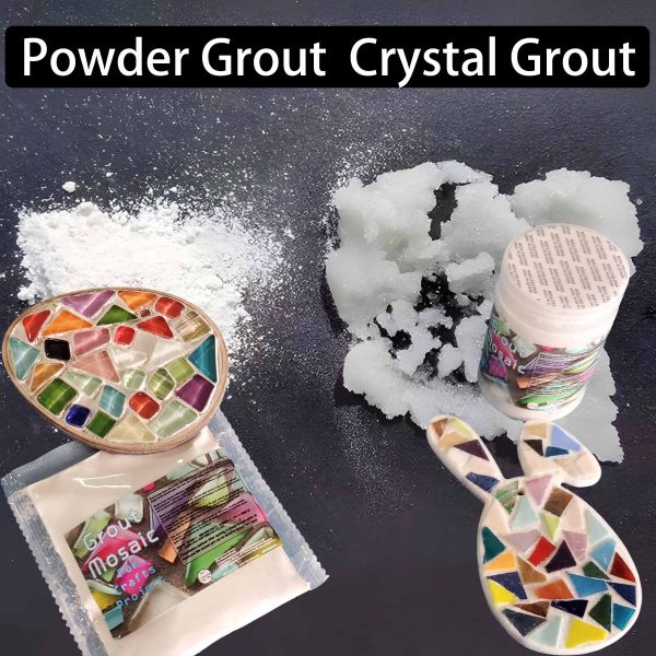 Mosaic Crystal Grout Polyester Material