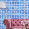Artistic Geometric Glass Mosaic Tile