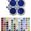 Artistic Geometric Glass Mosaic Tile