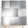 Nine Squares PVC Metal Mosaic Self - Adhesive