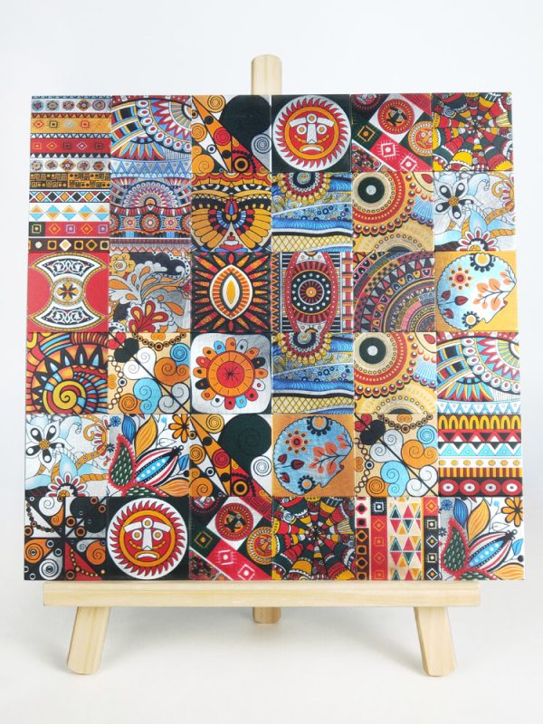 Independent pattern PVC Metal Mosaic Self - Adhesive