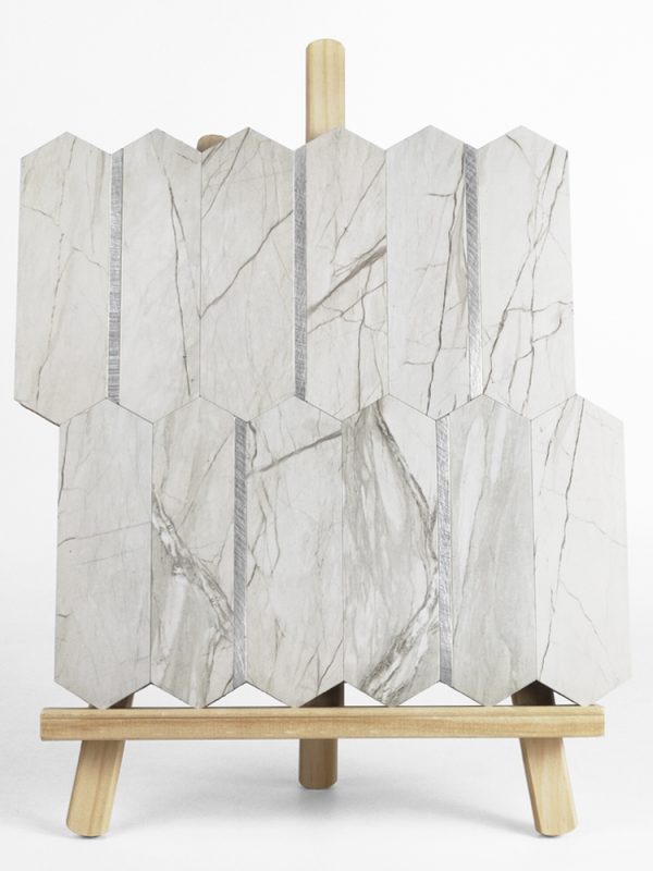 Arrow Stone PVC Metal Mosaic Self - Adhesive