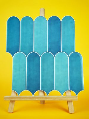 Colored feathers PVC Metal Mosaic Self - Adhesive