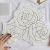 Rose - Shaped Mosaic Marble