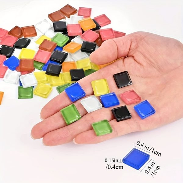wholesale 10*10mm crystal glass mosaic