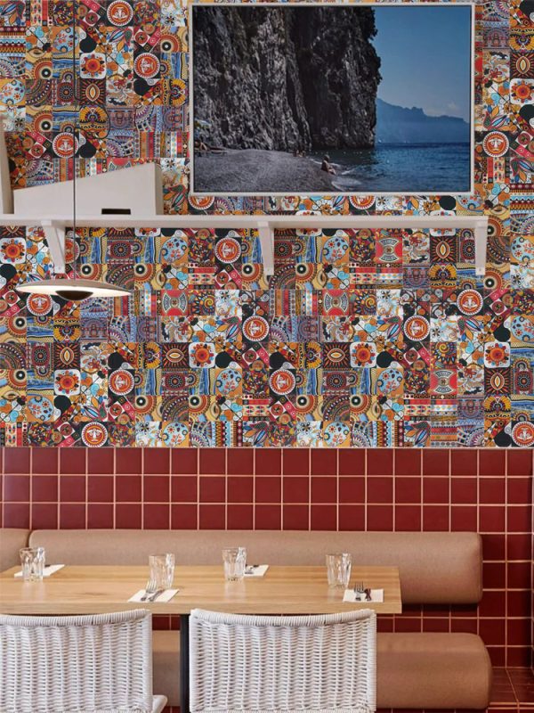 Independent pattern PVC Metal Mosaic Self - Adhesive