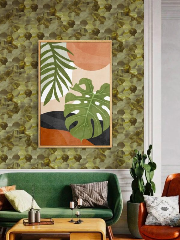 Scallops PVC Metal Mosaic Self - Adhesive